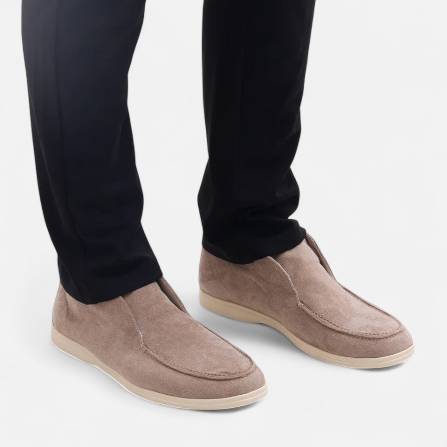 Velour Mode | Mocassins Homme en Daim Haut de Gamme – Héritage Discret, Élégance Sans Effort