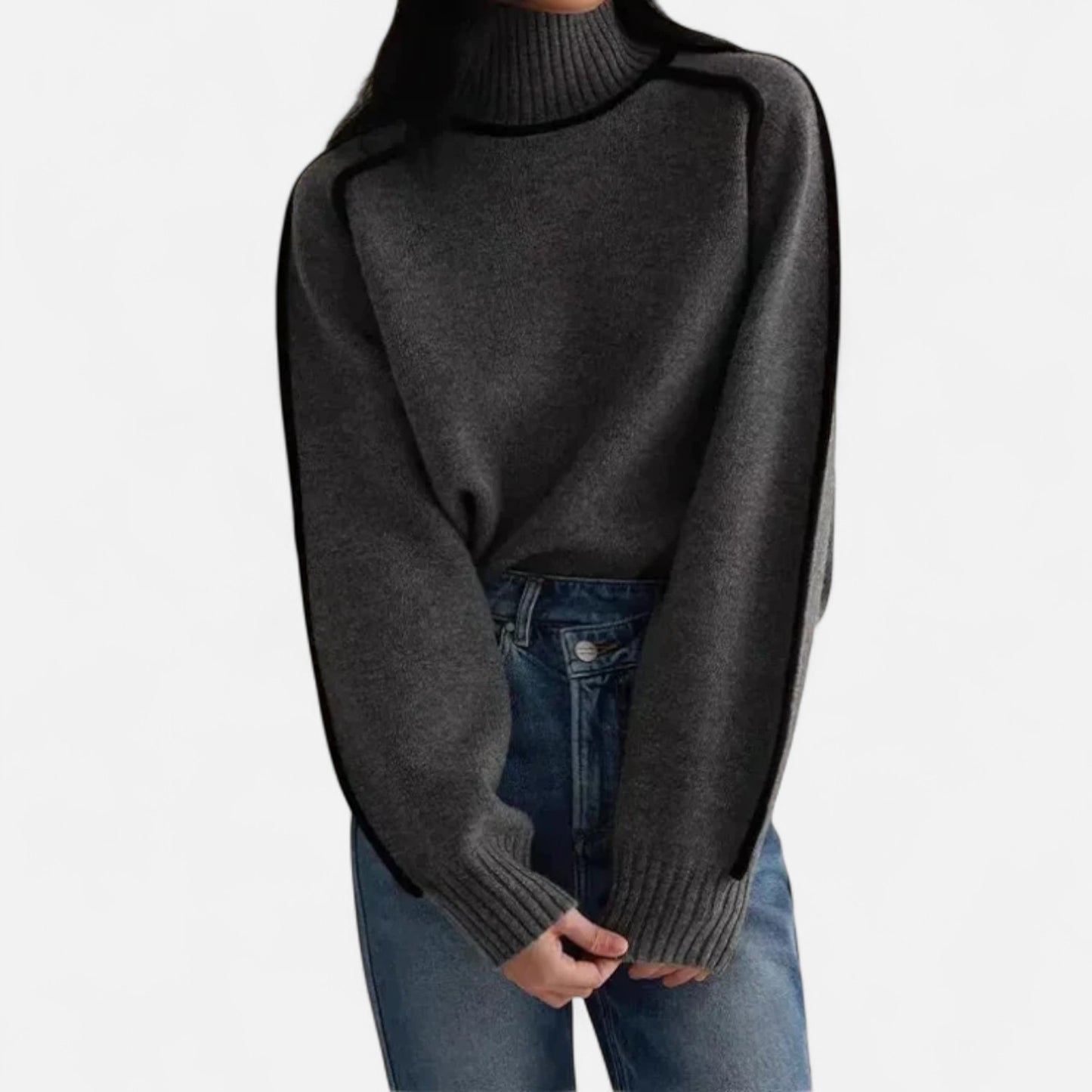 Velour Mode | Pull chaud d’hiver à col roulé pour femme