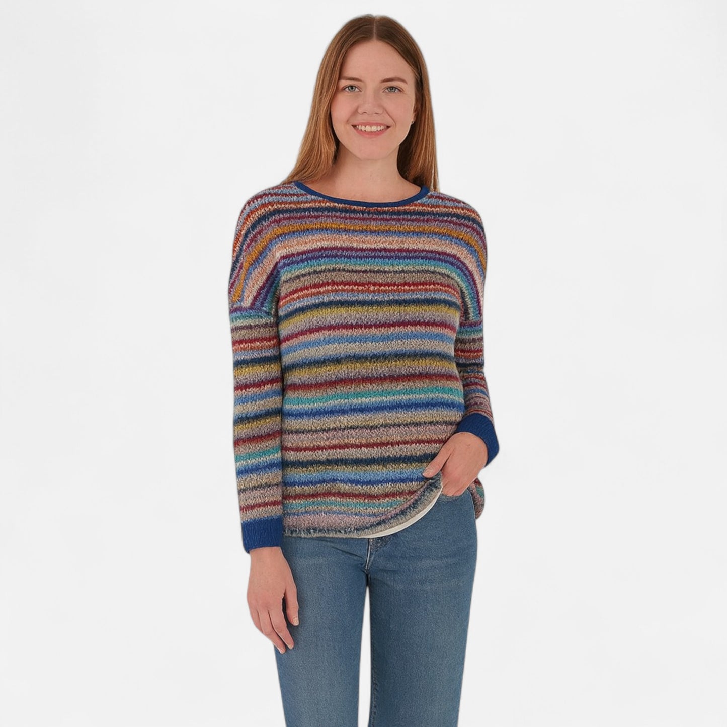 Velour Mode | Pull rayé élégant à manches longues