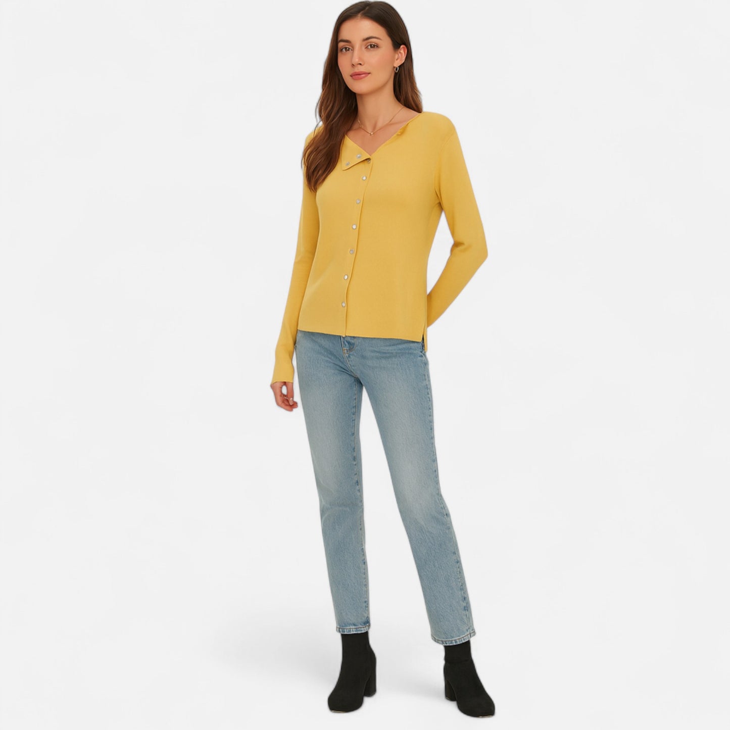Velour Mode | Pull Élégant Femme en Maille Fine Structurée