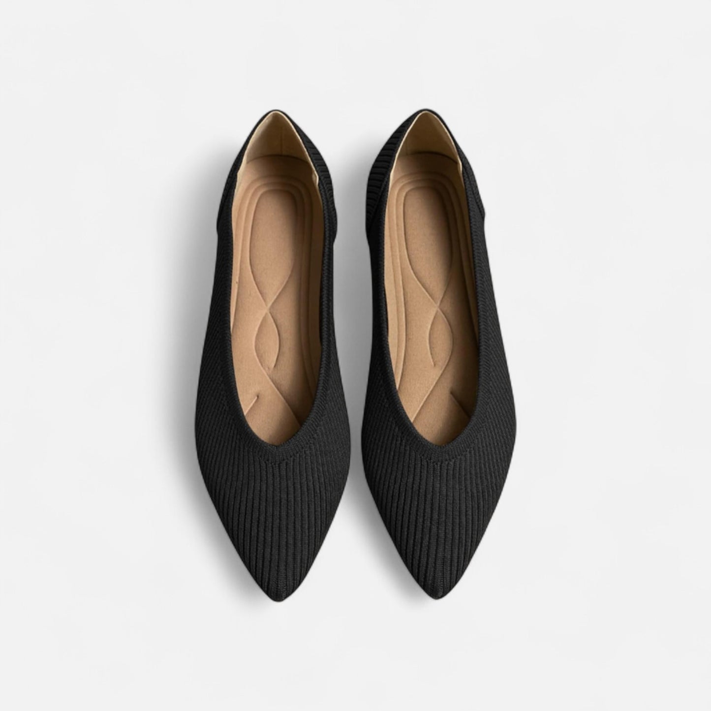 Velour Mode | Ballerines Femme en Maille à Bout Pointu – Confort Élégant au Quotidien