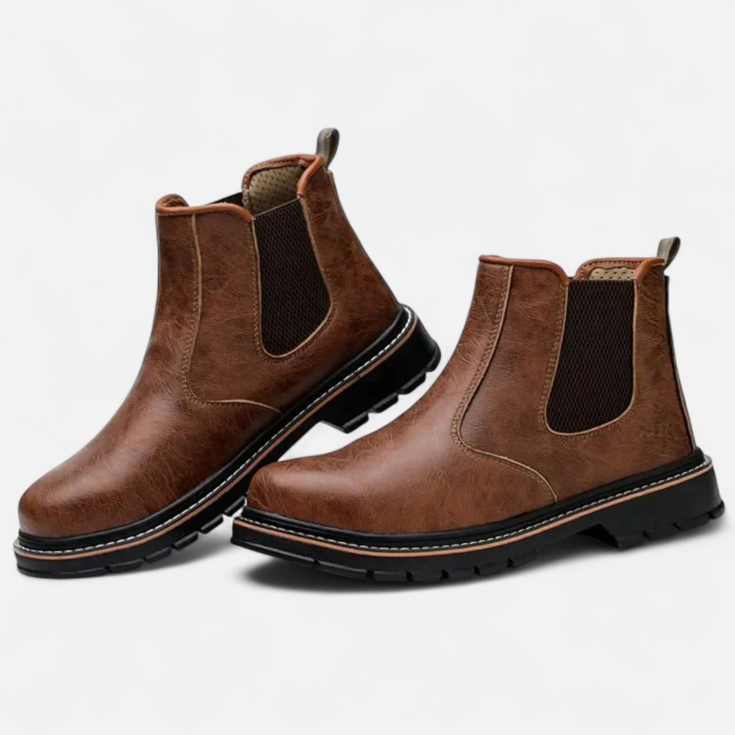 Velour Mode | Bottines de sécurité marron S3 – ultra-résistantes