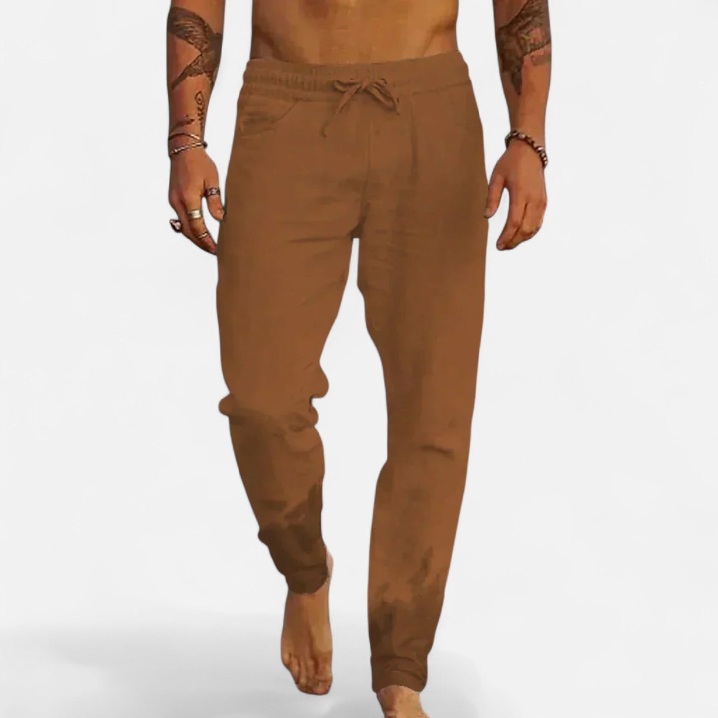 Velour Mode | Pantalon en Lin pour Homme – Légèreté Naturelle et Élégance Décontractée