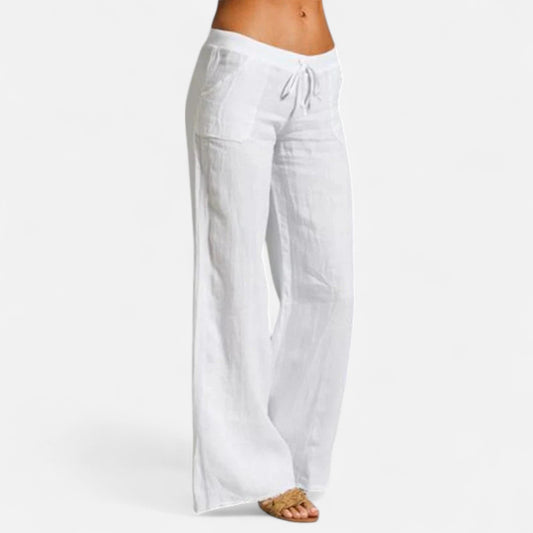 Velour Mode | Pantalon Femme à Jambes Larges – Allure Fluide, Élégance Majestueuse