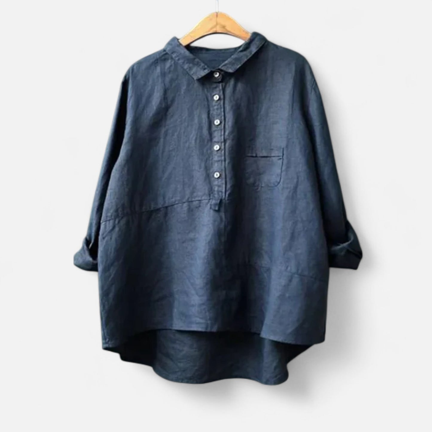 Velour Mode | Chemise Femme Décontractée à Manches Longues – Élégance Boutonnée, Style Polyvalent