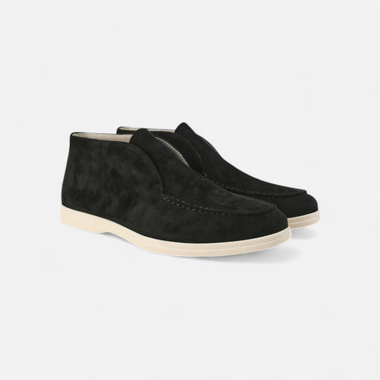 Velour Mode | Mocassins Homme en Daim Haut de Gamme – Héritage Discret, Élégance Sans Effort