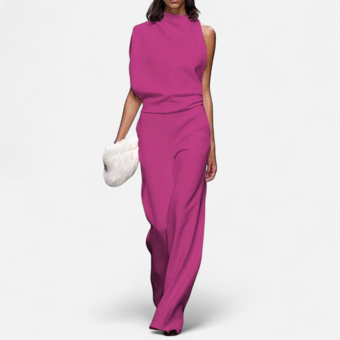 Velour Mode | Robe de Cérémonie Sans Manches – Élégance Sculptée et Charme Intemporel