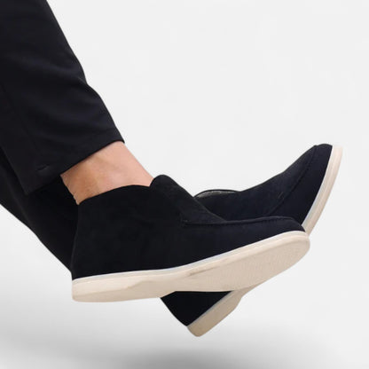 Velour Mode | Mocassins Homme en Daim Haut de Gamme – Héritage Discret, Élégance Sans Effort