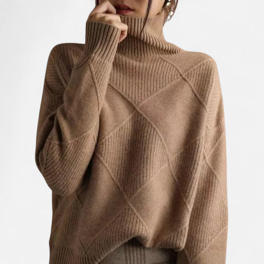 Velour Mode | Pull Col Roulé Femme Chaud et Confortable