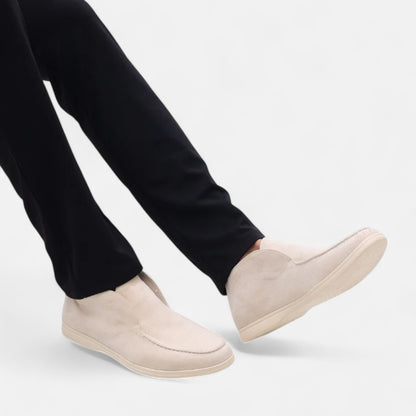Velour Mode | Mocassins Homme en Daim Haut de Gamme – Héritage Discret, Élégance Sans Effort