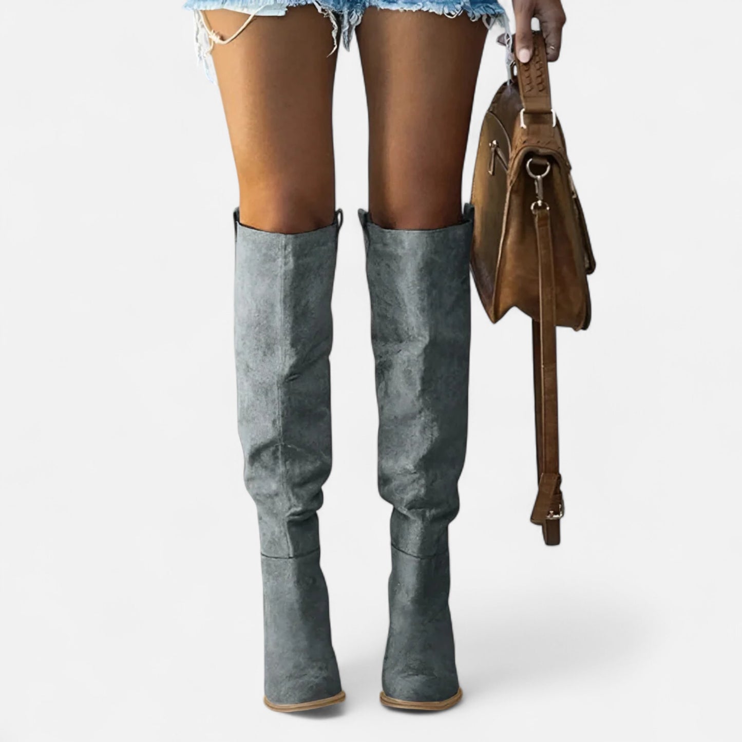 Velour Mode | Bottes confortables hauteur genou pour femme