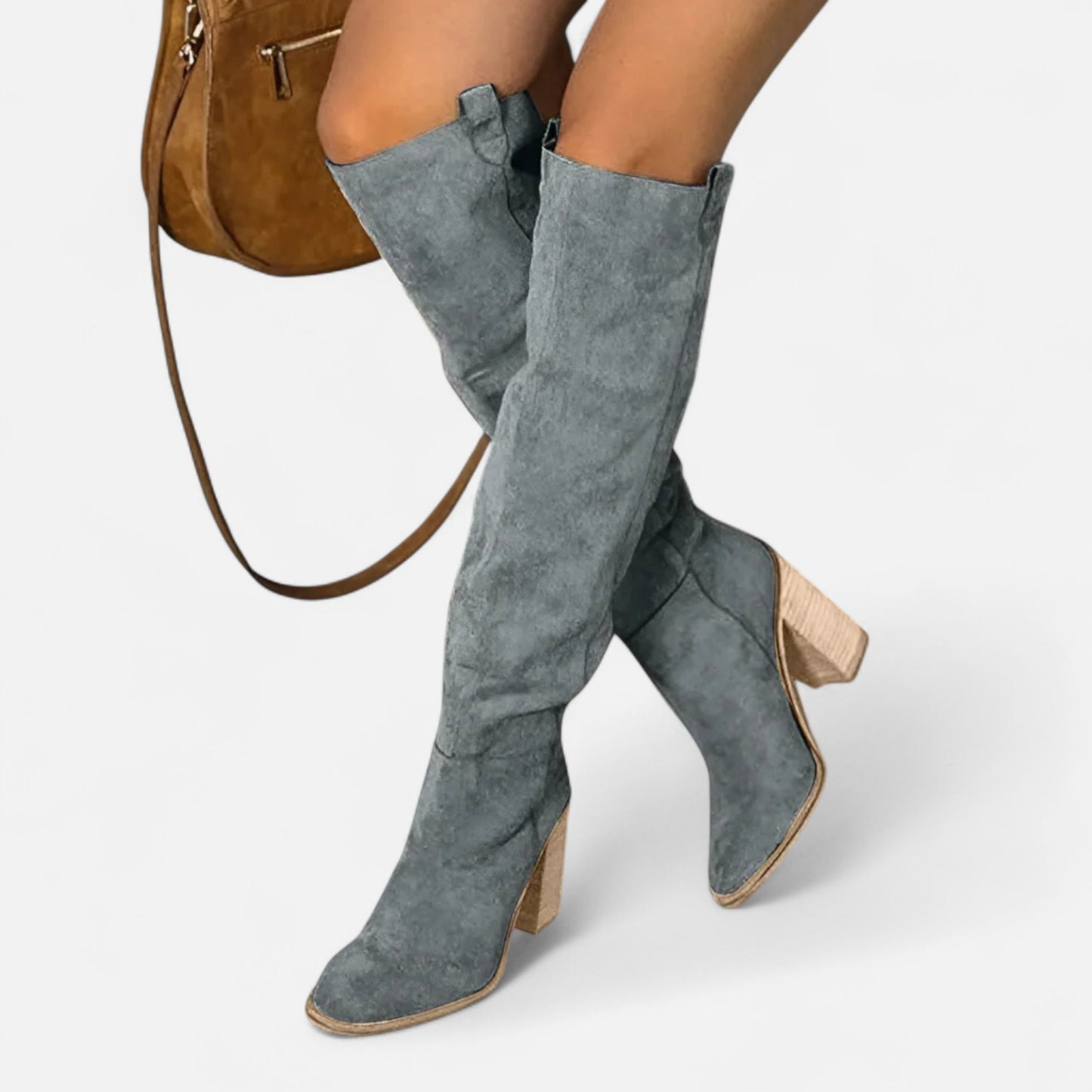 Velour Mode | Bottes confortables hauteur genou pour femme