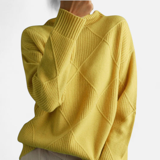 Velour Mode | Pull Col Roulé Femme Chaud et Confortable