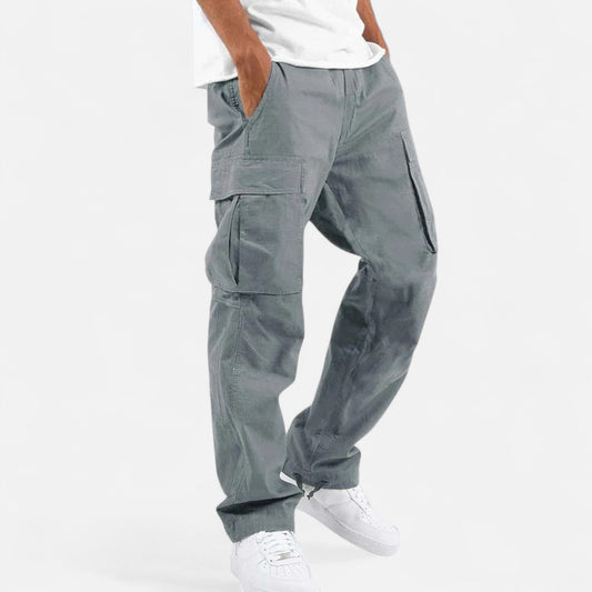 Velour Mode | Pantalon Cargo Décontracté Homme – Grandes Poches, Style Utilitaire Élégant