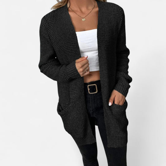 Velour Mode | Cardigan Femme à Manches Longues Élégant