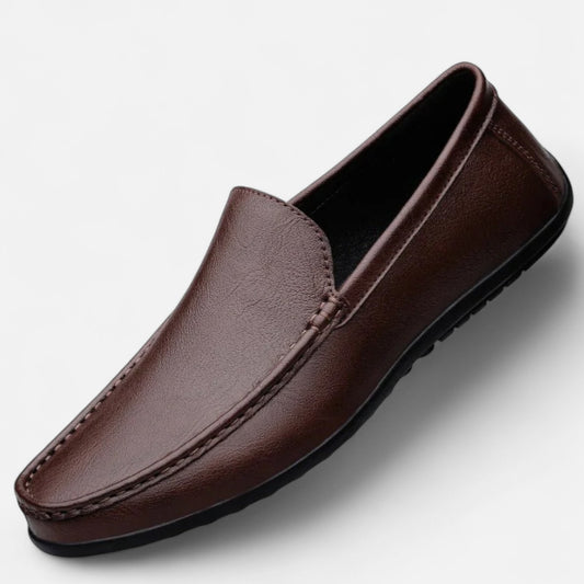 Velour Mode | Mocassins Homme en Cuir Cousus Main – Élégance Classique, Confort Souple
