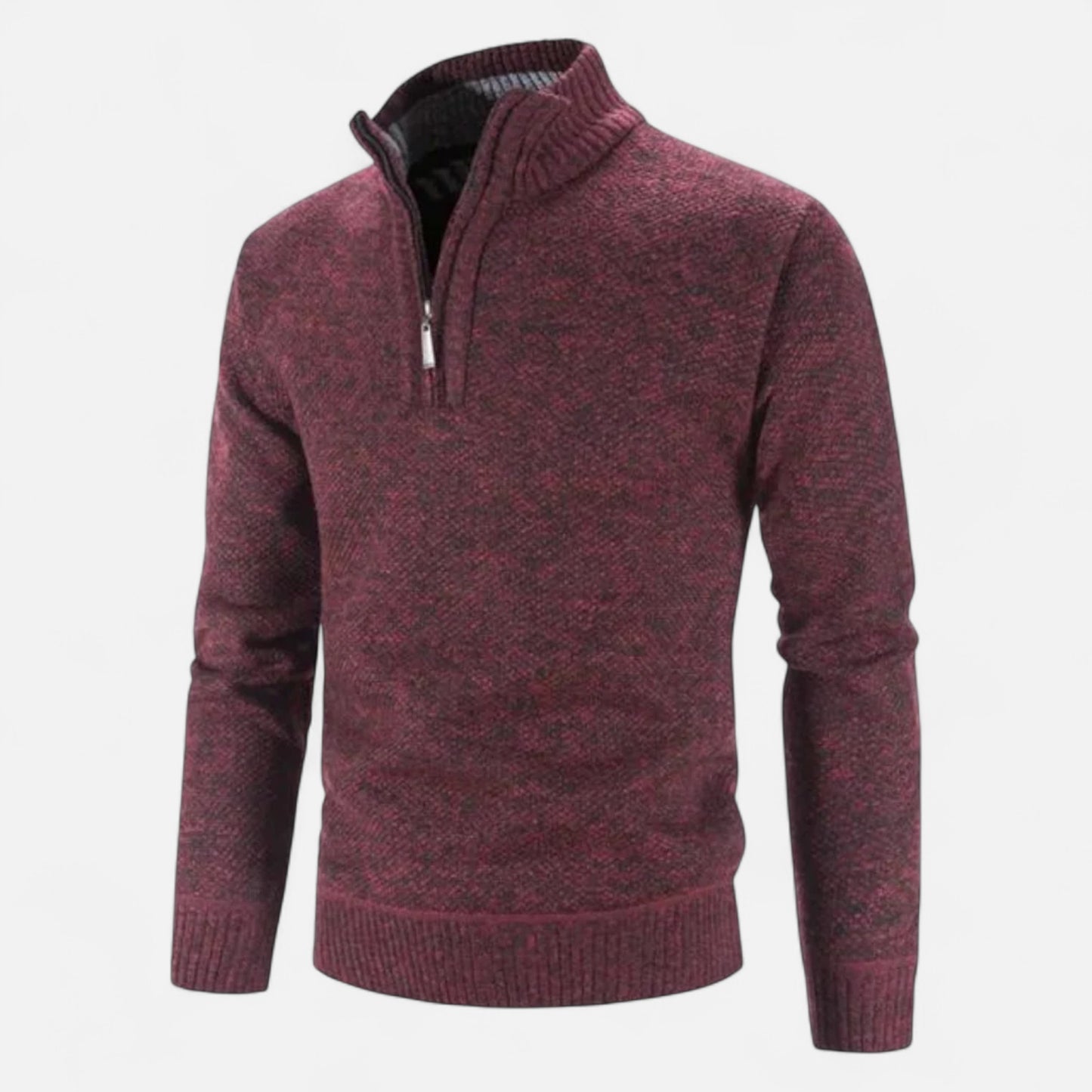 Velour Mode | Pull chaud à demi-zip pour homme