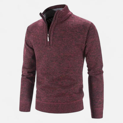 Velour Mode | Pull chaud à demi-zip pour homme