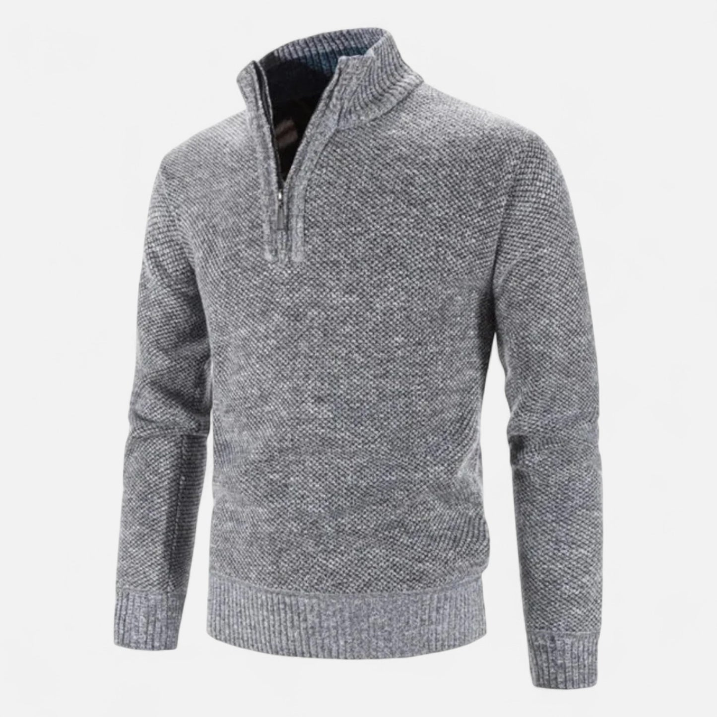 Velour Mode | Pull chaud à demi-zip pour homme