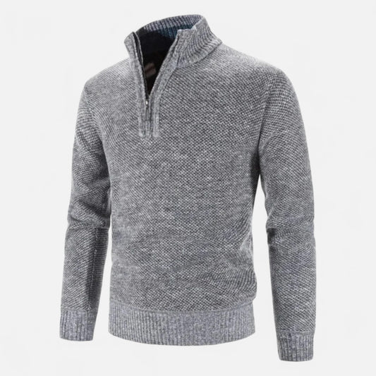 Velour Mode | Pull chaud à demi-zip pour homme