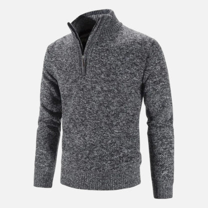 Velour Mode | Pull chaud à demi-zip pour homme