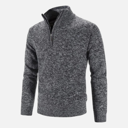 Velour Mode | Pull chaud à demi-zip pour homme