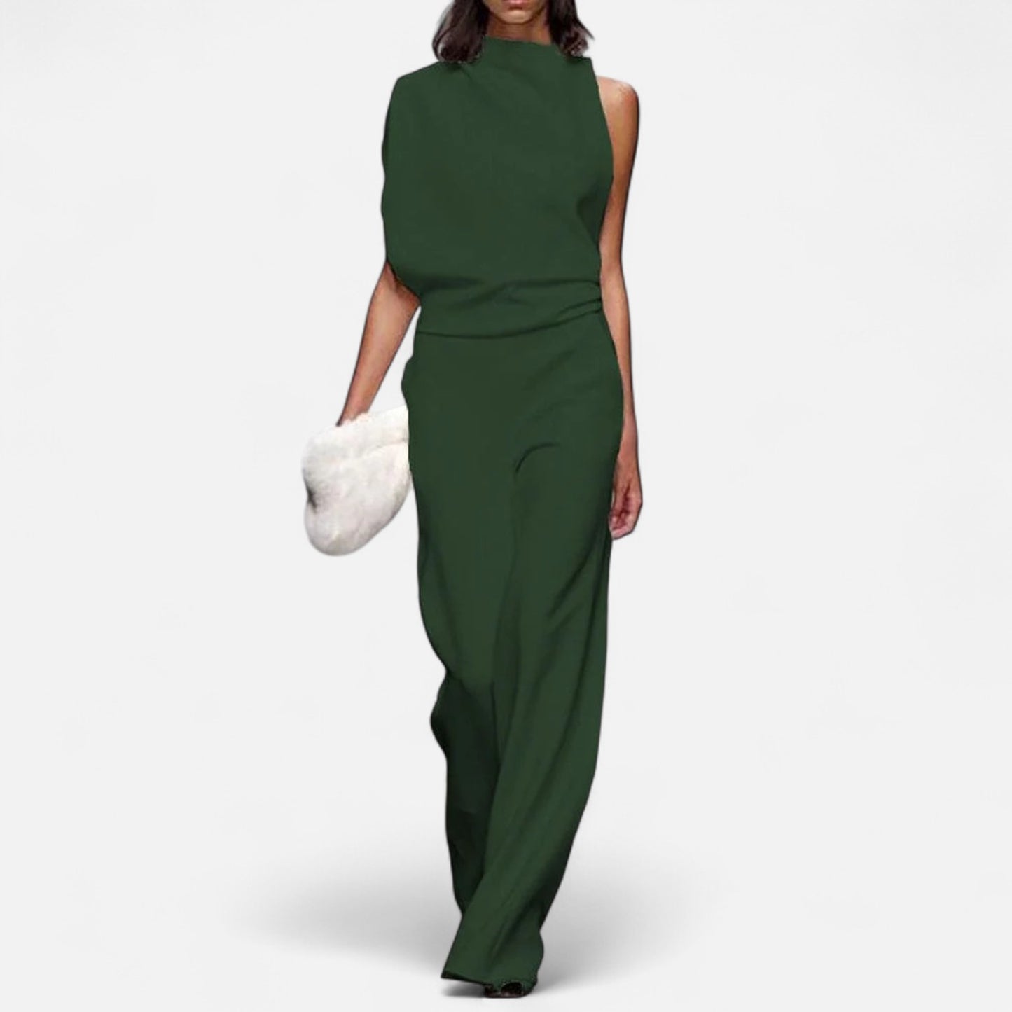 Velour Mode | Robe de Cérémonie Sans Manches – Élégance Sculptée et Charme Intemporel