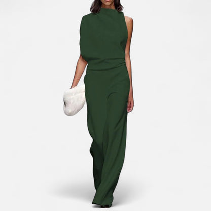 Velour Mode | Robe de Cérémonie Sans Manches – Élégance Sculptée et Charme Intemporel