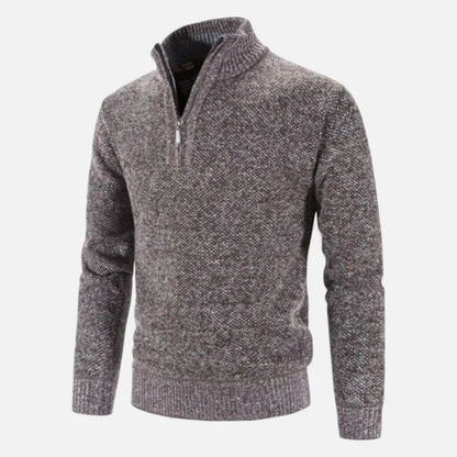 Velour Mode | Pull chaud à demi-zip pour homme