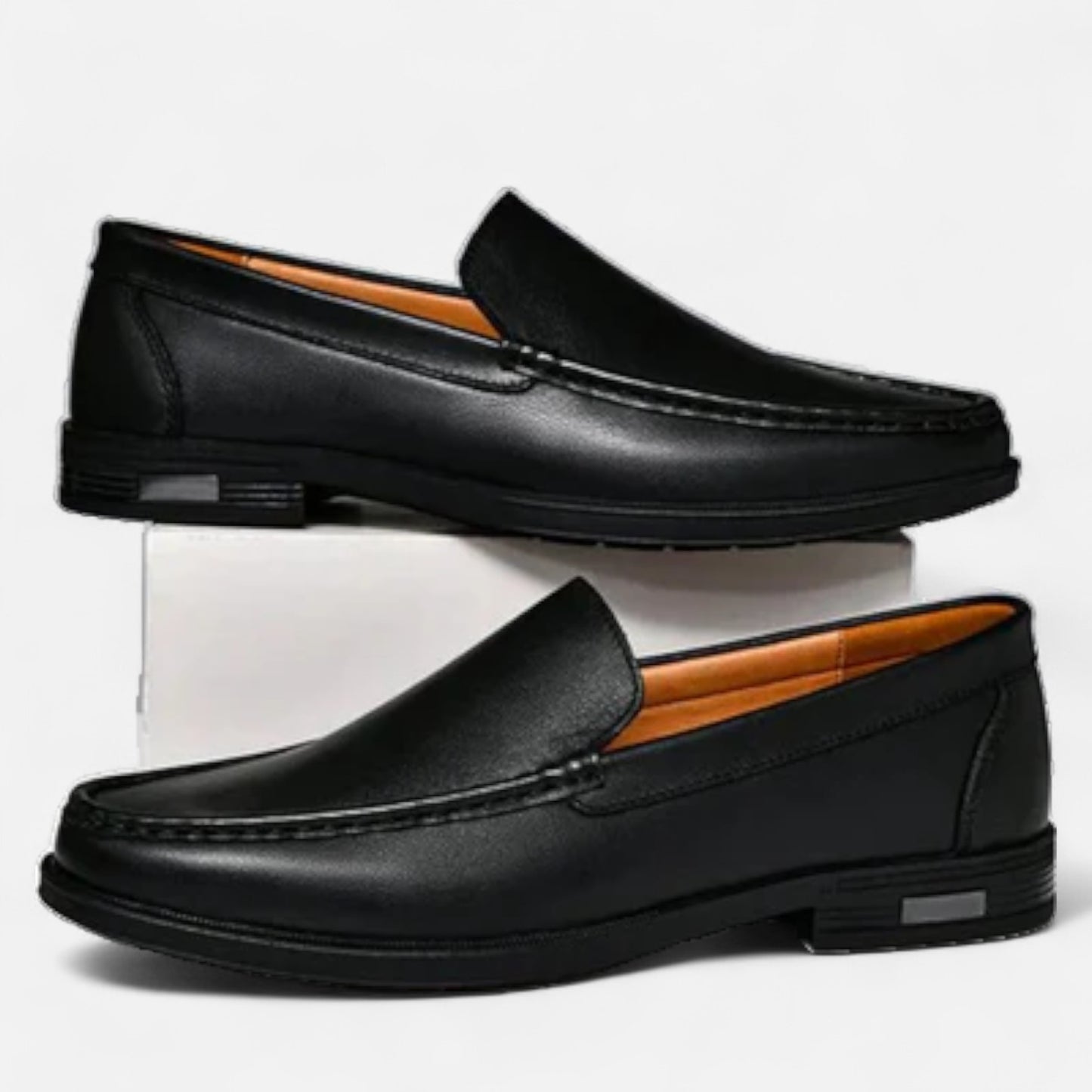 Velour Mode | Mocassins Homme à Talon Bas – Confort Élégant, Silhouette Intemporelle