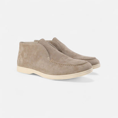 Velour Mode | Mocassins Homme en Daim Haut de Gamme – Héritage Discret, Élégance Sans Effort