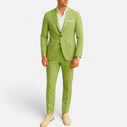 Velour Mode | Costume en lin élégant pour homme
