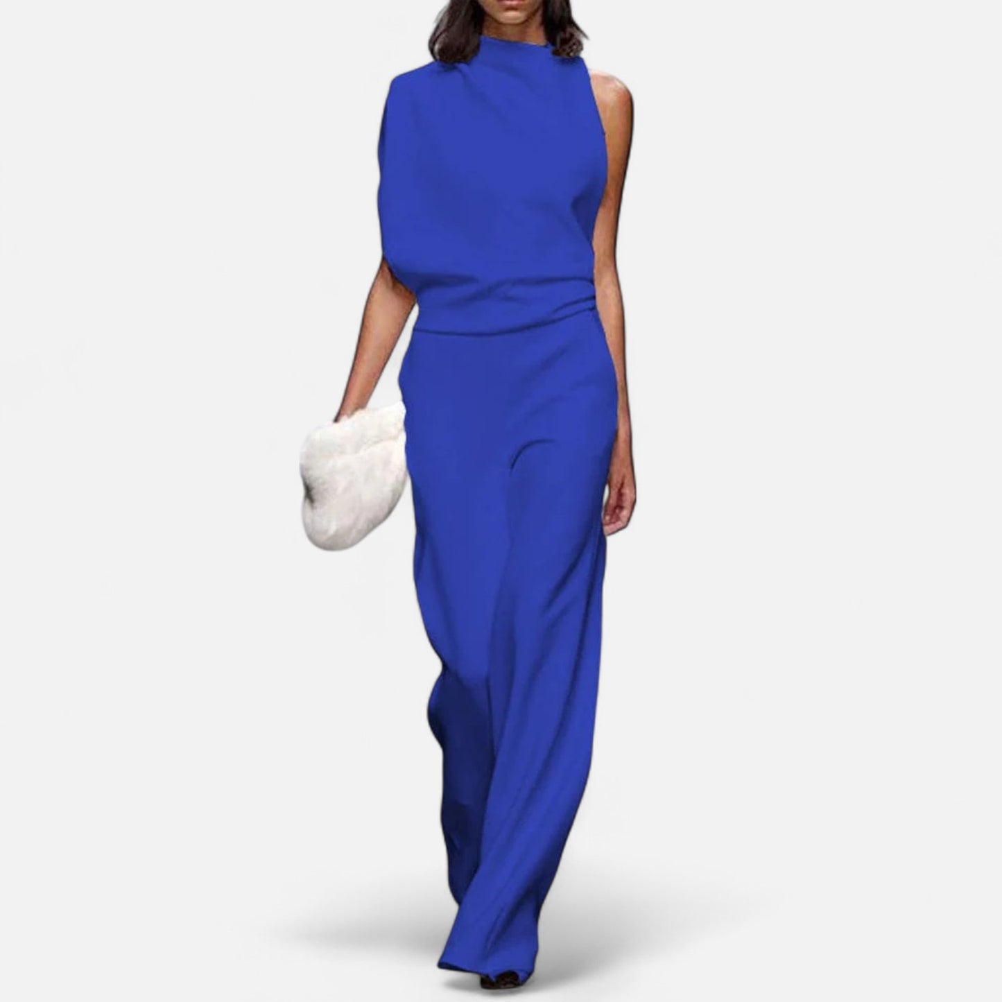 Velour Mode | Robe de Cérémonie Sans Manches – Élégance Sculptée et Charme Intemporel