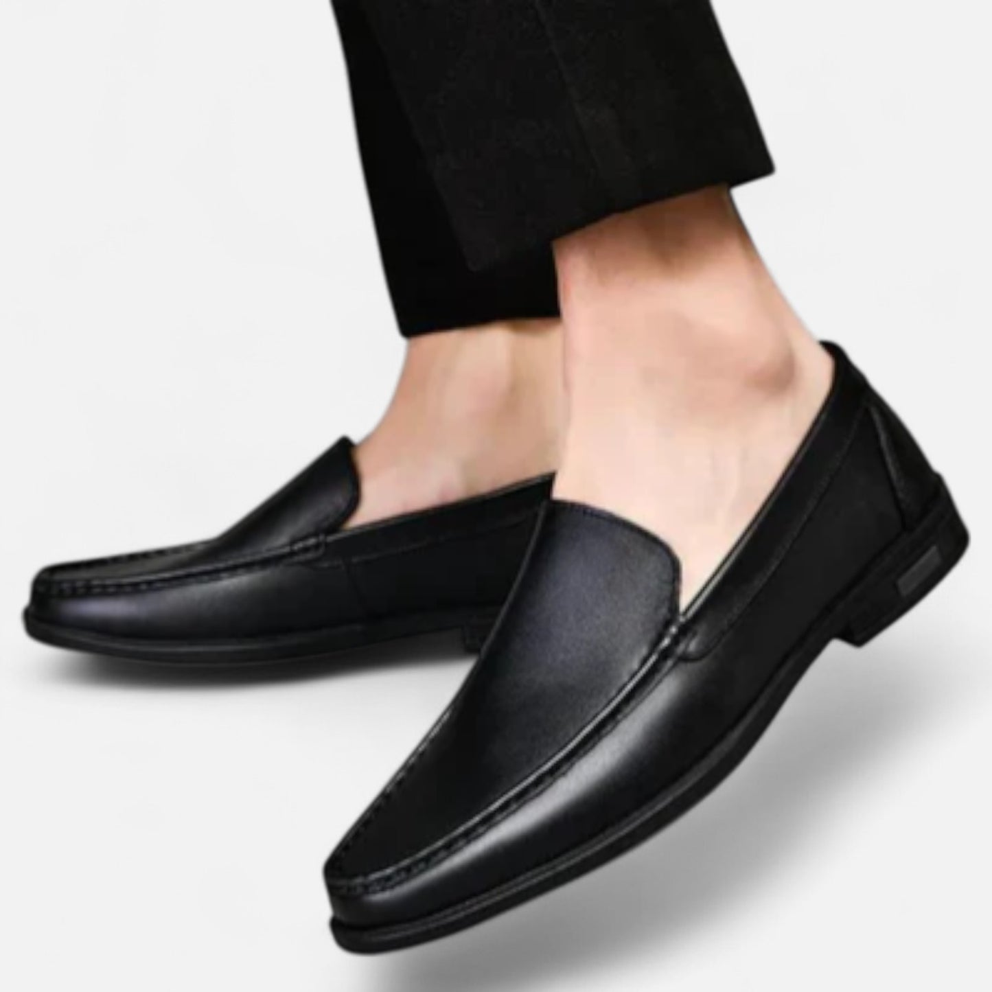 Velour Mode | Mocassins Homme à Talon Bas – Confort Élégant, Silhouette Intemporelle