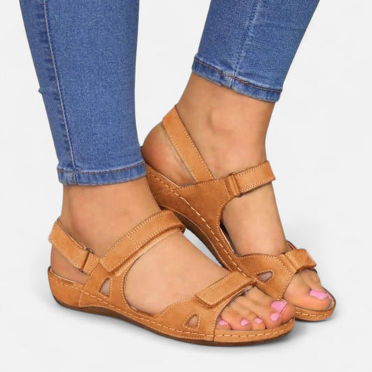 Velour Mode | Sandales Rétro Confort Femme – Charme Vintage, Confort de Marche Doux