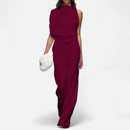 Velour Mode | Robe de Cérémonie Sans Manches – Élégance Sculptée et Charme Intemporel