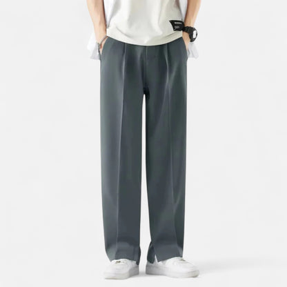 Velour Mode | Pantalon ample décontracté coupe droite