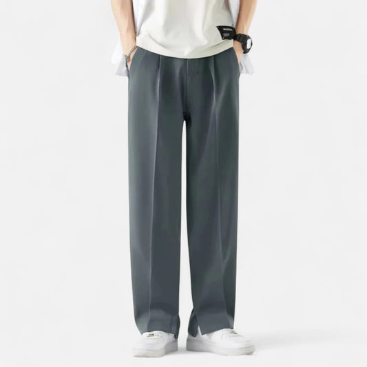 Velour Mode | Pantalon ample décontracté coupe droite