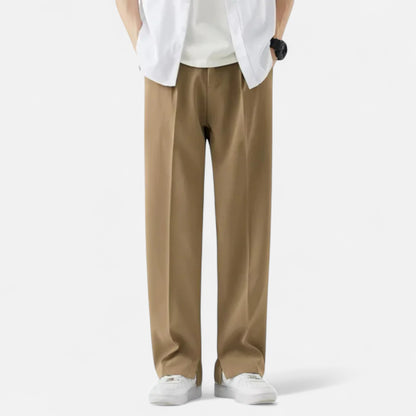 Velour Mode | Pantalon ample décontracté coupe droite