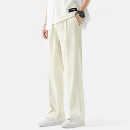 Velour Mode | Pantalon ample décontracté coupe droite