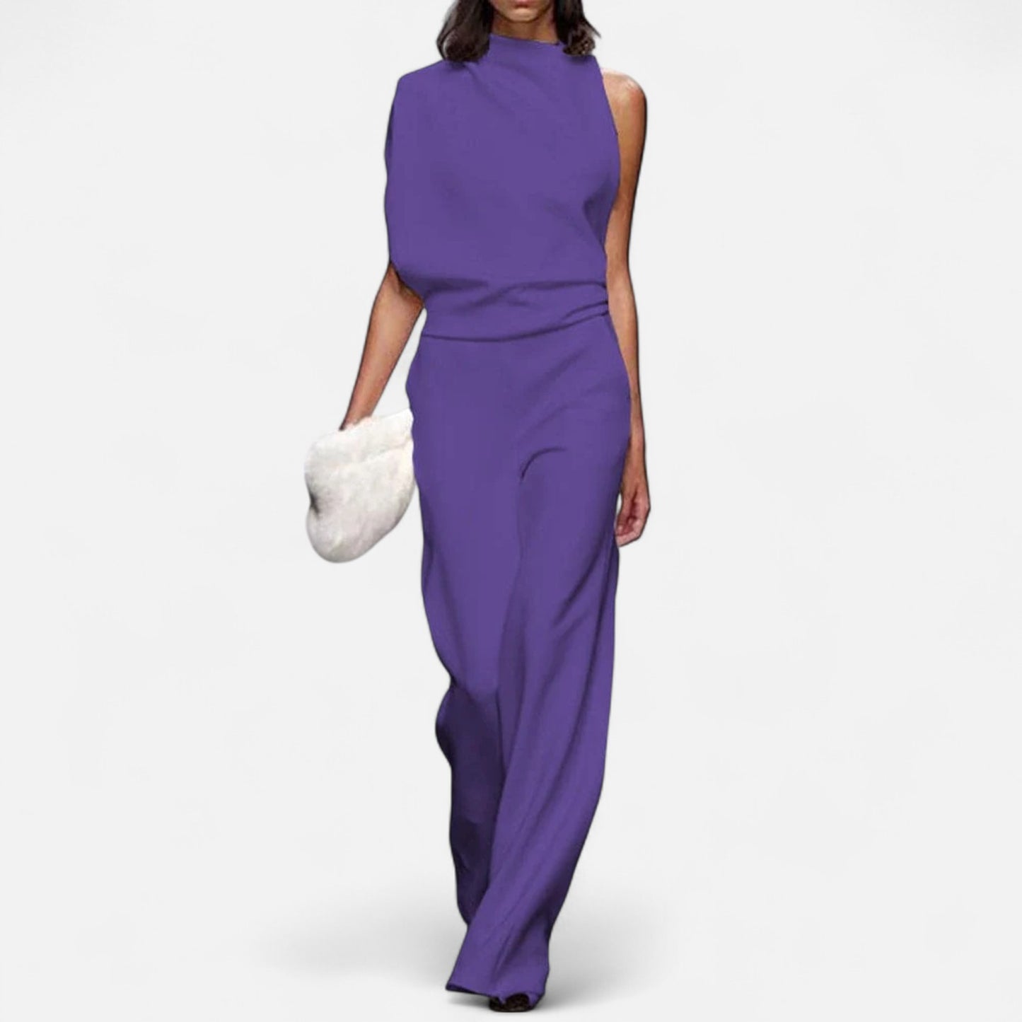 Velour Mode | Robe de Cérémonie Sans Manches – Élégance Sculptée et Charme Intemporel