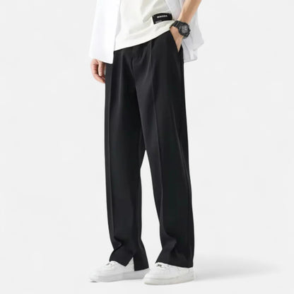 Velour Mode | Pantalon ample décontracté coupe droite