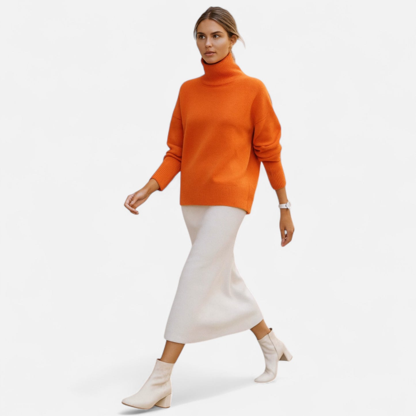 Velour Mode | Pull à col roulé élégant pour femme