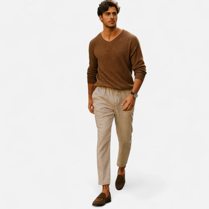 Velour Mode | Pull en maille fine à manches longues