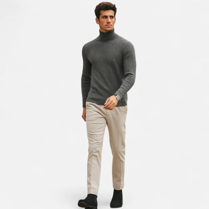 Velour Mode | Pull d’hiver à col roulé pour homme