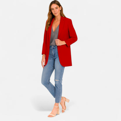 Velour Mode | Blazer d’Été Élégant Femme à Col Revers