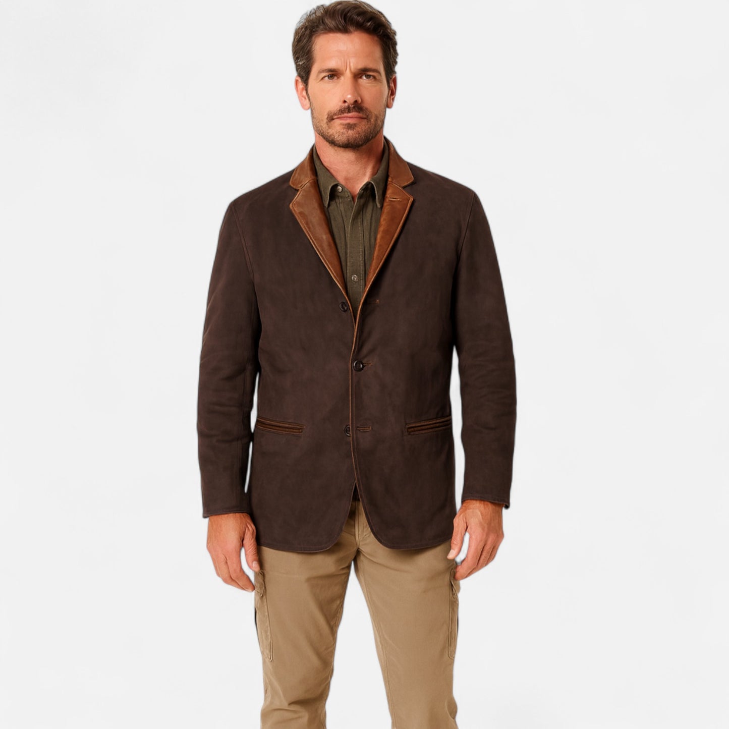 Velour Mode | Veste Blazer Homme Chic Décontractée à Col Revers