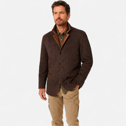 Velour Mode | Veste Blazer Homme Chic Décontractée à Col Revers