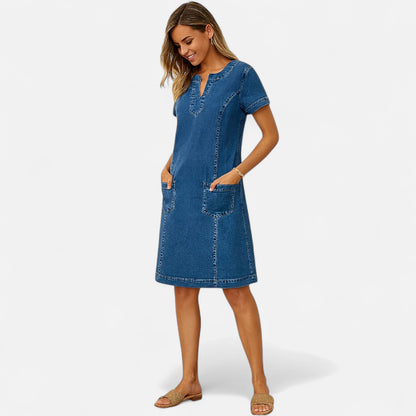 Velour Mode | Robe en Jean Femme Été – Fraîcheur Décontractée, Charme Intemporel