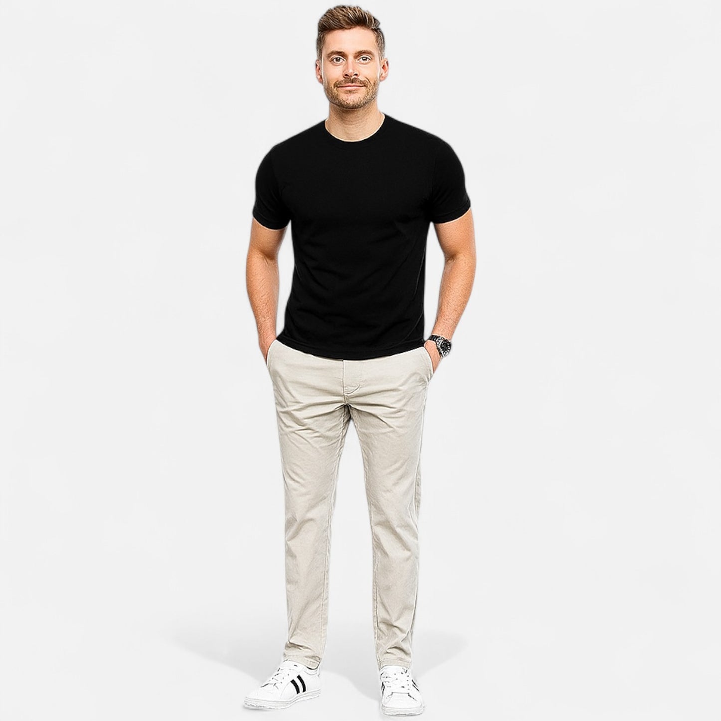 Velour Mode | Pantalon Chino Homme – Élégance Décontractée, Ligne Intemporelle